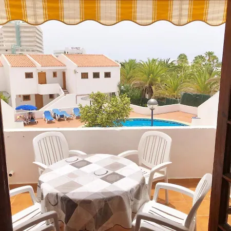 شقة Lucia Garden Con Piscina Climatizada Playa Feñabe